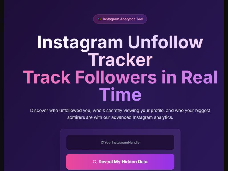 [WEB+MOB] Unfollowers Track /International CPA [Social only]