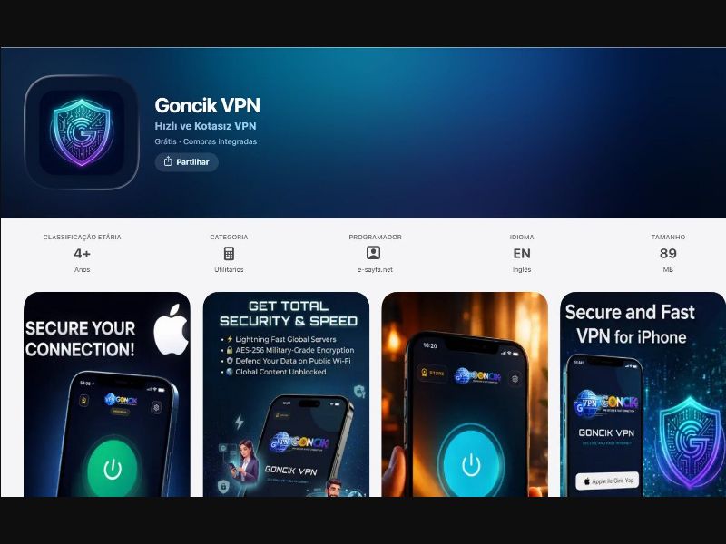 37832 - US - [MOB]- GoncikVPN - IOS - Direct Apple Store - CPT