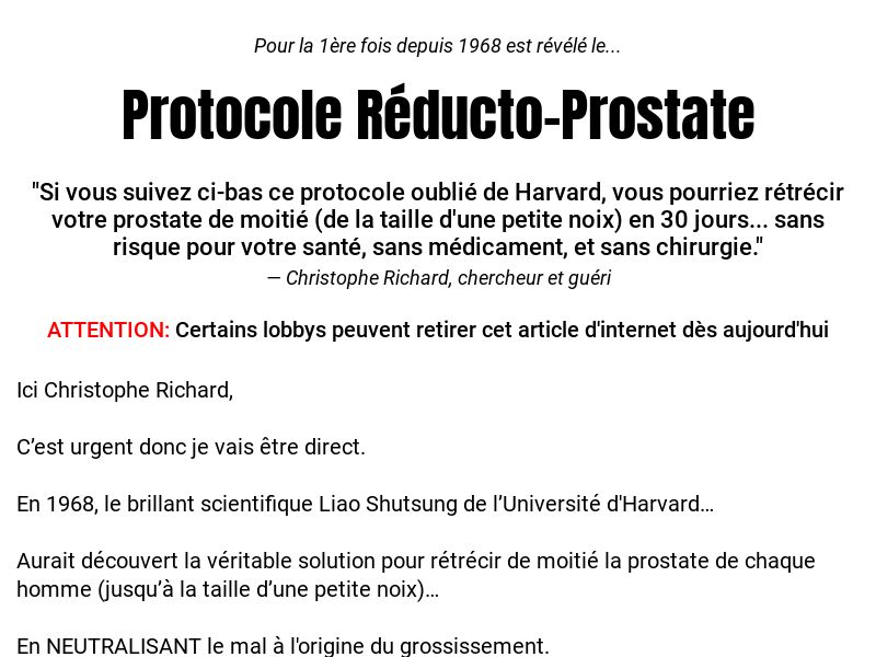 Prostate - FR - CPA