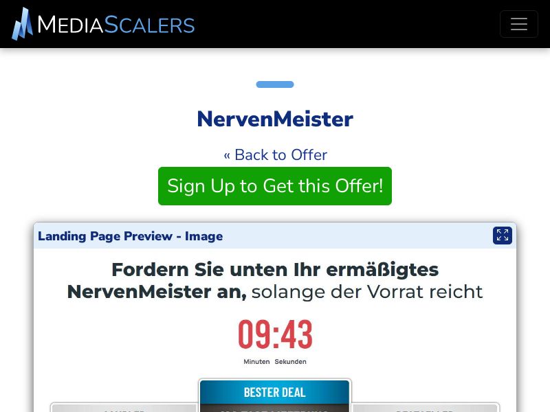 NervenMeister {+DTC, Alt-Landers} [US, DE, CA, AU, GB, FR, NZ, +52 More]