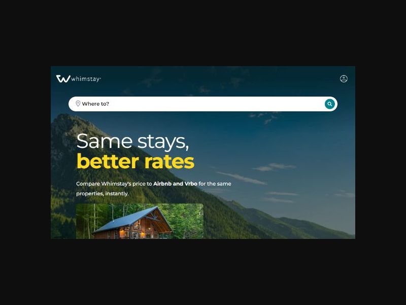 Whimstay - Vacation Rentals - RevShare (US,MX)