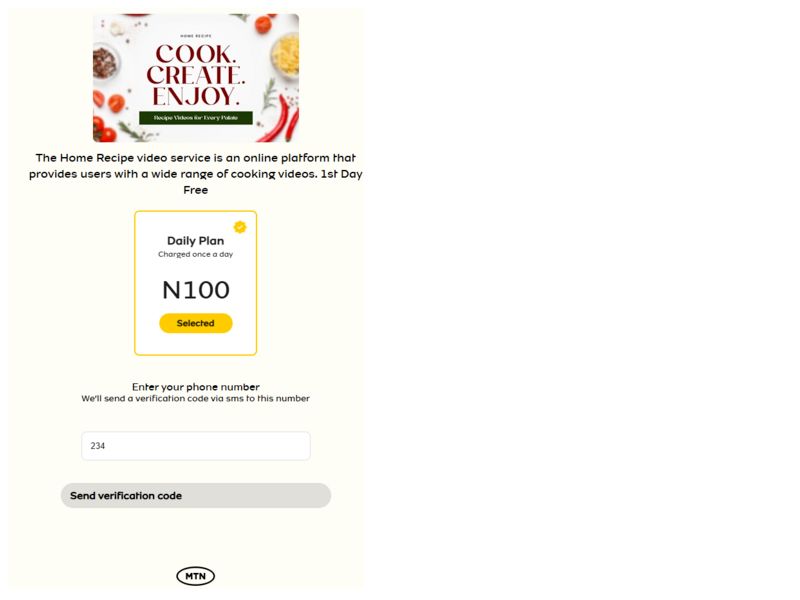 Home Recipe MTN