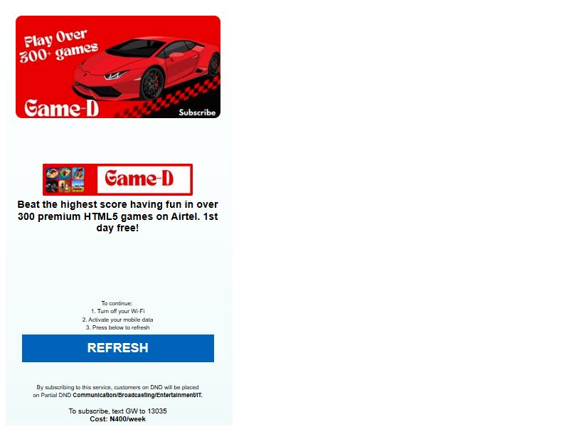 Game D Airtel