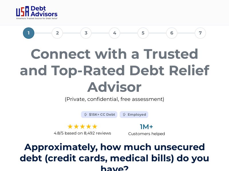 USA Debt Advisors CPL (Lead Gen) - USA