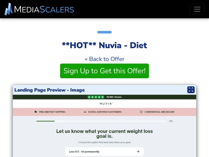 Nuvia - Diet {+DTC, Quiz} [UK]
