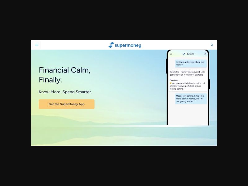 SuperMoney - Finance Manager App - (US) {Web Only}