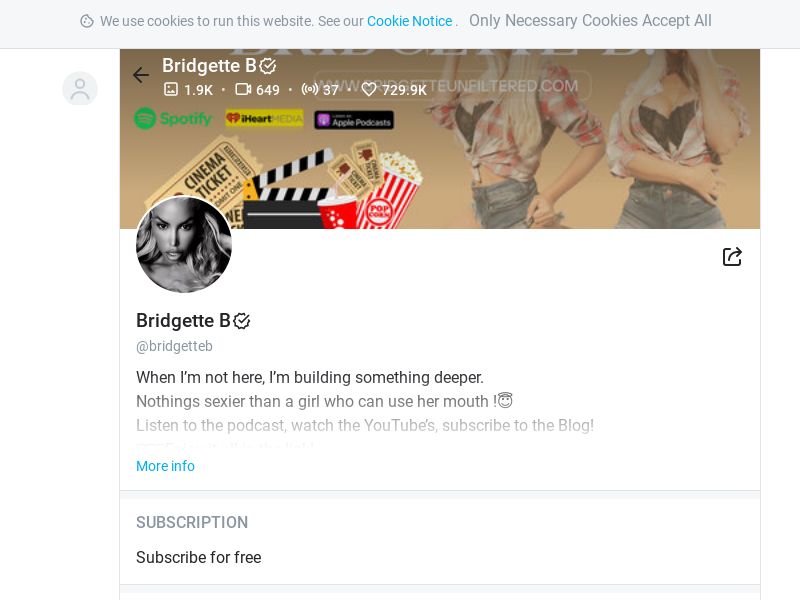 OnlyFans - Bridgette B