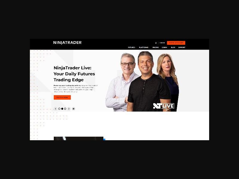 NinjaTrader - Futures Trading Platform - CPL (US)