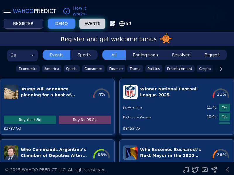 Wahoopredict - Sports Betting (CPA) - Tier 3