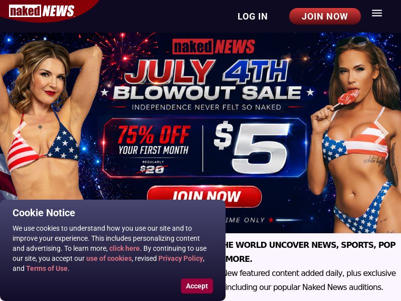 NakedNews - Revshare Lifetime