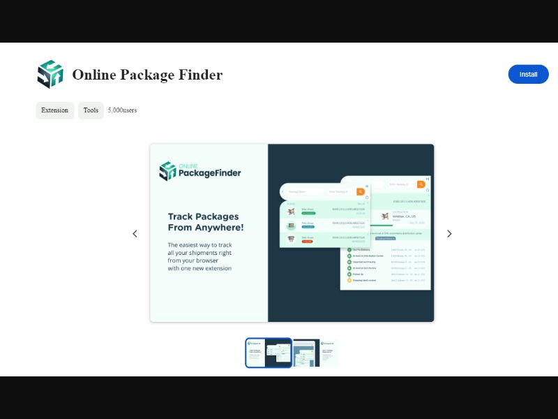 [WEB] OnlinePackageFinder /US CPI Firefox/Edge