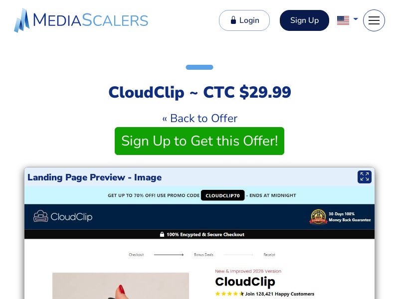 CloudClip ~ CTC $29.99 {+DTC} (Event Tracking) []
