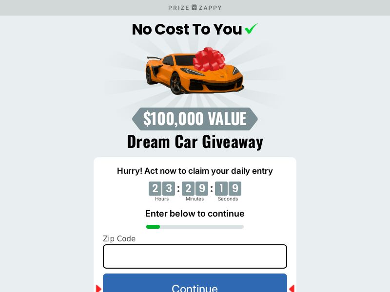 Dream Car Giveaway Corvette - US