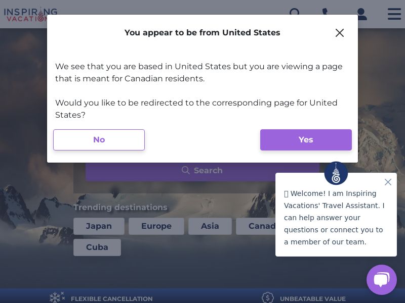 Inspiring Vacations CA US AU