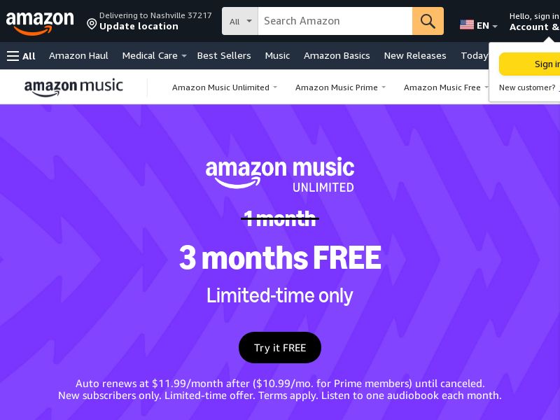 Amazon Music WW