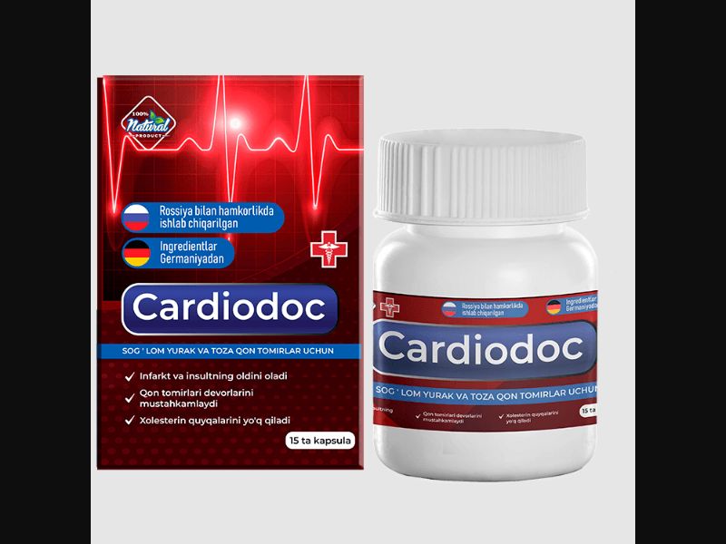 Cardiodoc - capsules for hypertension | free IV