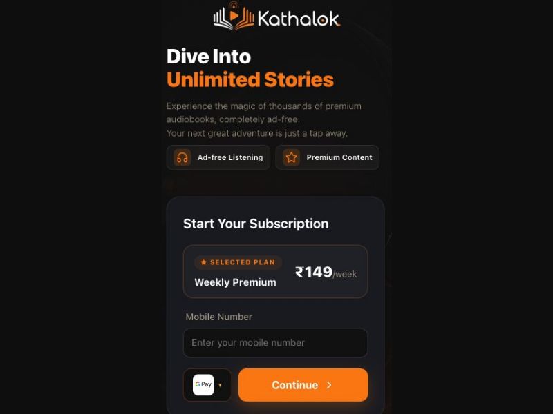 38342 - IN - [MOB] - Kathalok - UPI Sale