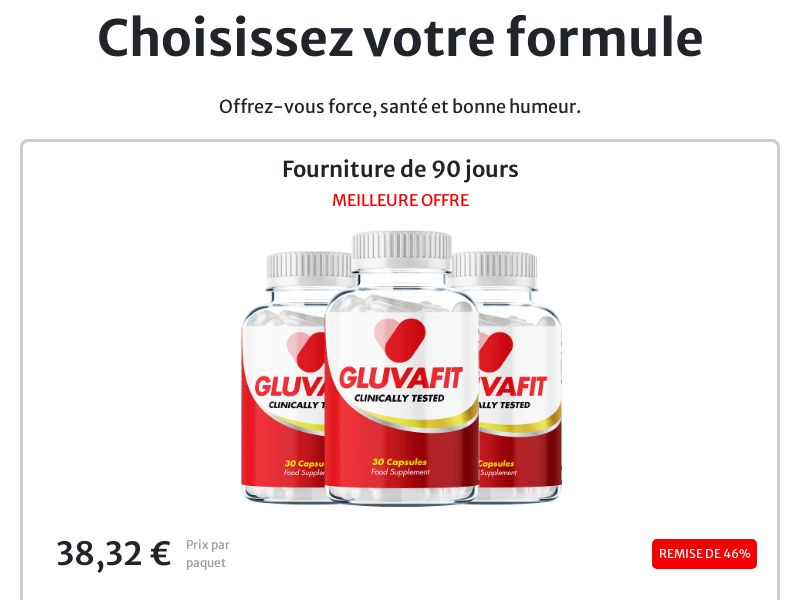  ! NEW OFFER - Gluvafit - DTC [FR] (Banner,Native,Social,Search,SEO,Brand Bidding) - CPA 