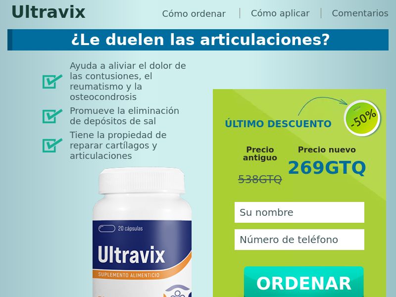 Ultravix GT - ARTHRITIS PRODUCT