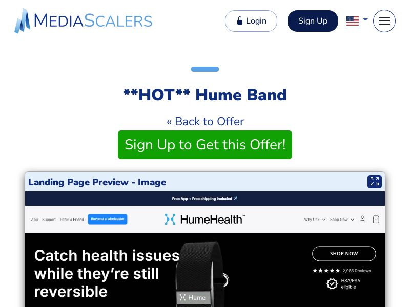 Hume Band [US, DE, CA, AU, GB, FR, ZA, +202 More]