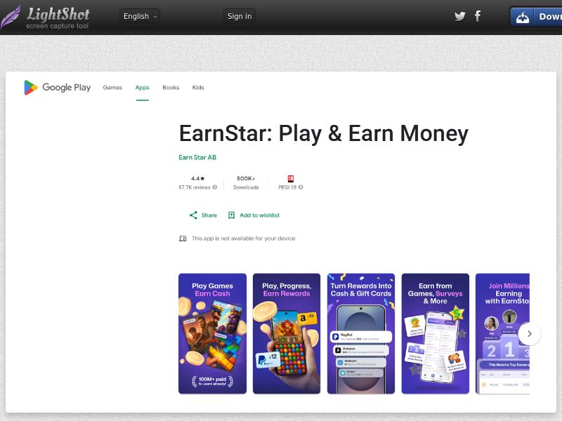 EarnStar: Play & Earn Money ()