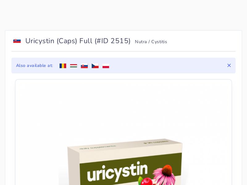 Uricystin (Caps) Full