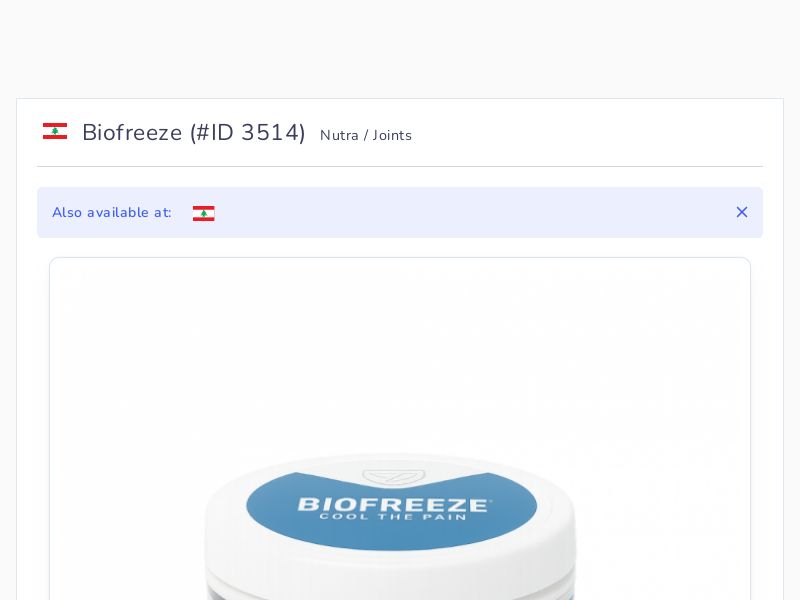 Biofreeze