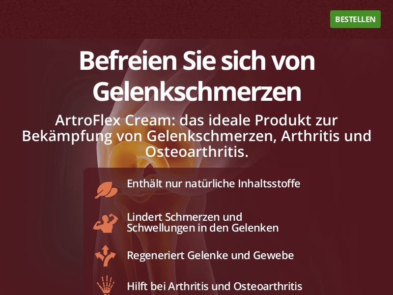 ARTROFLEX EU - ARTHRITIS CREAM