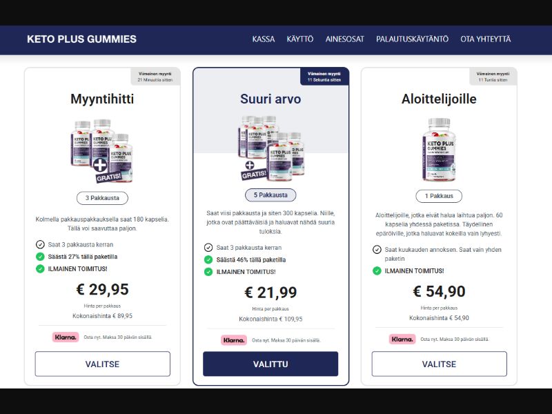 [WEB+MOB Keto Plus Gummies DTS /FI CPS