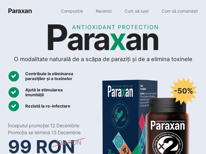 PARAXAN LOW PRICE EU - ANTI-PARASITE PRODUCT HOLD