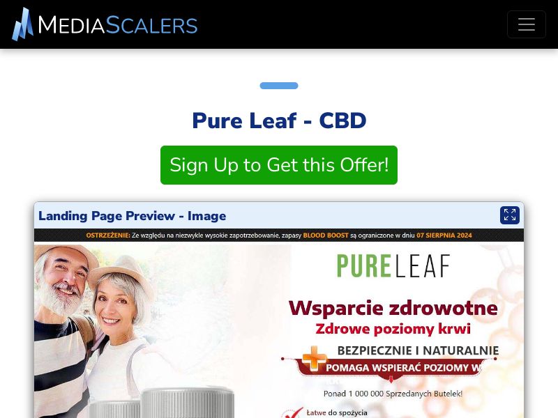 Pure Leaf - CBD {+Quiz, Alt-Landers} (Event Tracking) [PL]