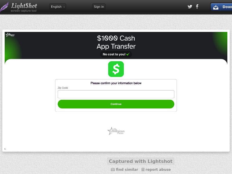 MyAmericanPrizes $1K CashApp New Design SOI [US]