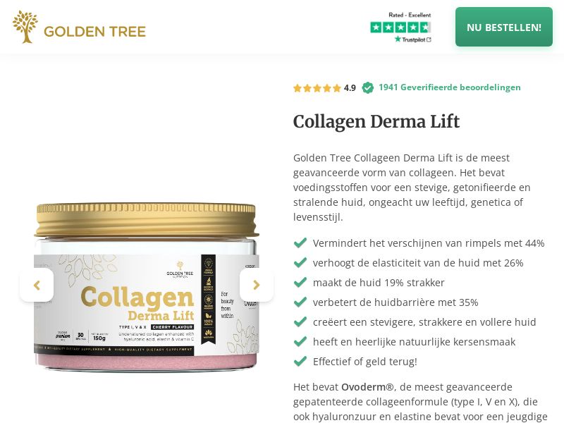 ! NEW OFFER - Collagen Derma Lift [NL] (Social,Banner,Native,Push,SEO,Search,Brand Bidding) - CPA