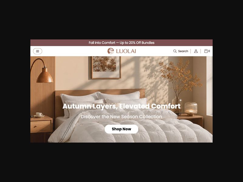 LUOLAI - Premium Silk Bedding - RevShare (US)