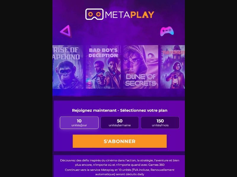 37854 - CD - [MOB] - Metaplay - Africell - Non billable - PIN