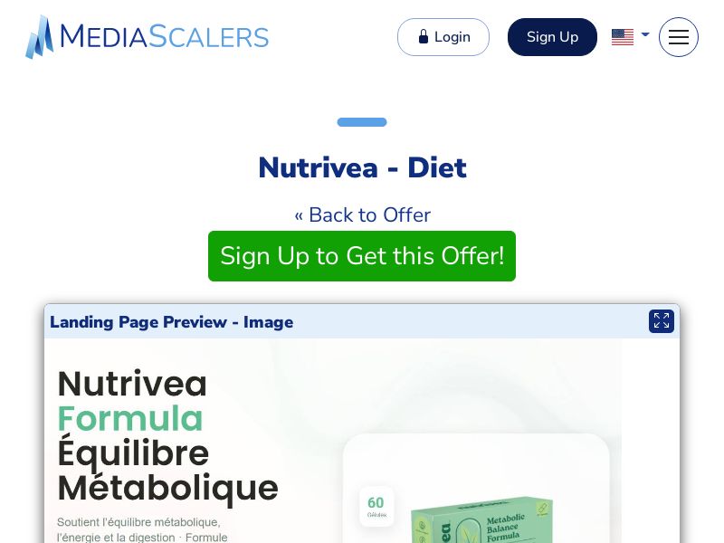 Nutrivea - Diet {+DTC, Quiz, Alt-Landers} (Event Tracking) [FR]