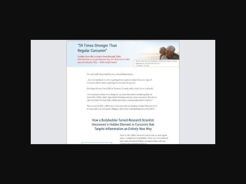 Advanced Bionutritionals - Curcumitol-Q - RevShare (US,CA,AU + more)