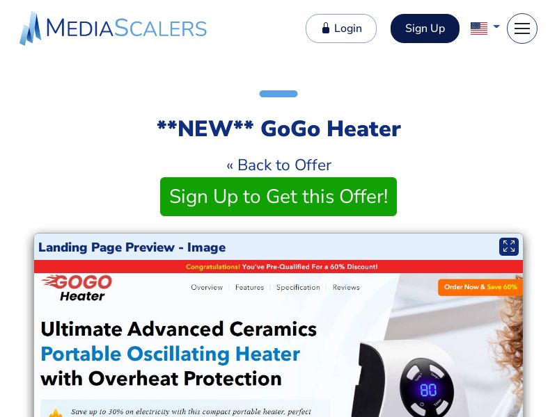 GoGo Heater {+Advertorial, DTC} [AU, NZ]