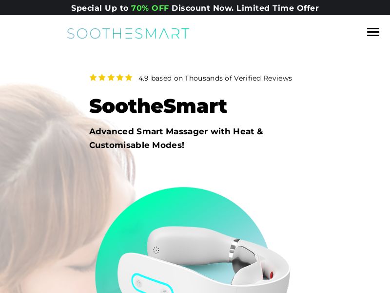 Soothesmart Massager [US] (Social,Banner,Native,Push,SEO,Search,Brand Bidding) - CPA