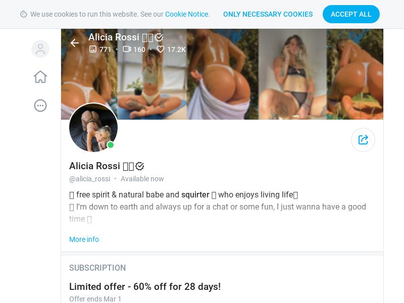 OnlyFans - Alicia Rossi