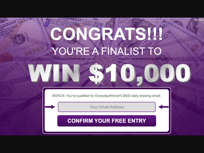 Exclusive - $10K Sweeps - US - CPL