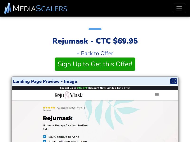 Rejumask - CTC $69.95 {+DTC, Alt-Landers} (Event Tracking) [US]