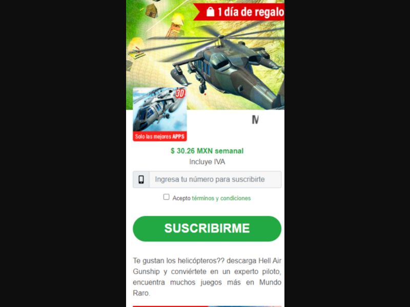 [MOB] Hell Air Gunship /MX [Telcel] 1 Click