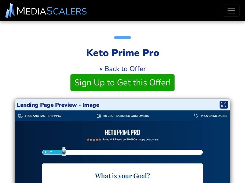 Keto Prime Pro (Event Tracking) [UK]