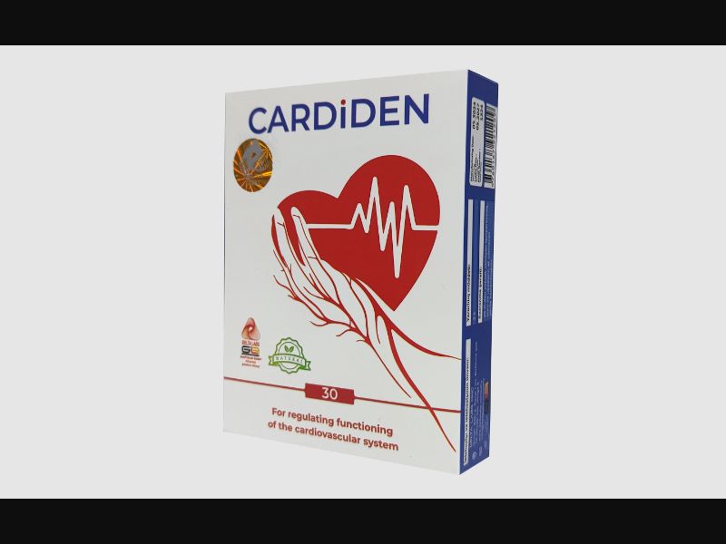 Cardiden - capsules for hypertension for 59 EUR