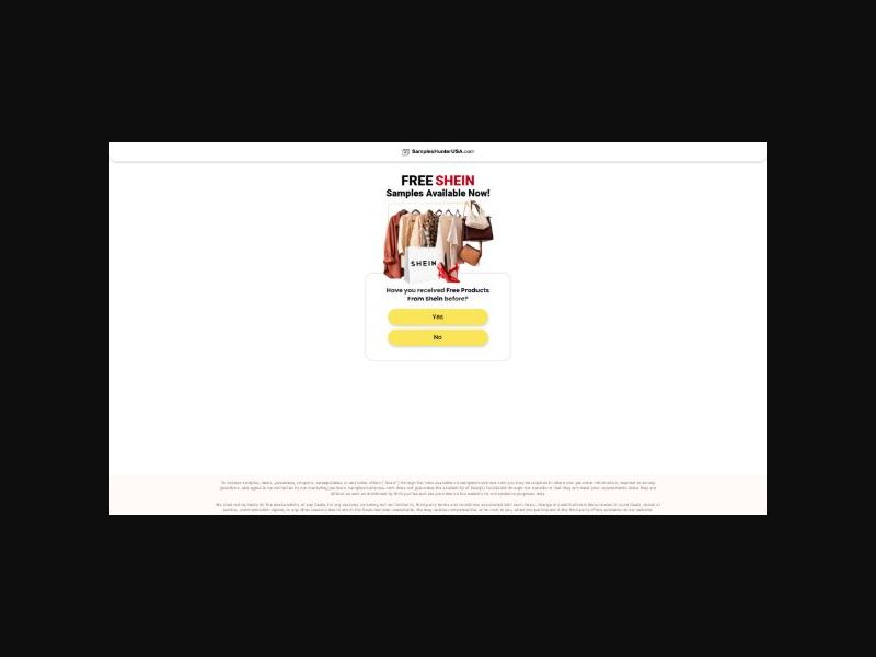 Shein Samples - Social Only - CPL (US)