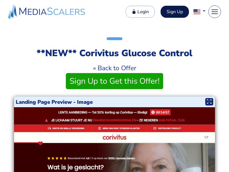 Corivitus Glucose Control {+DTC} [NL]