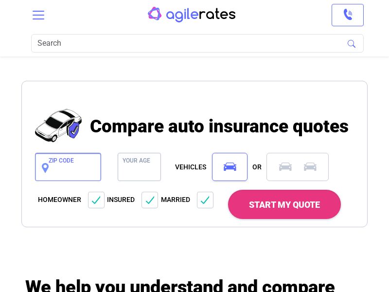 Agile Rates - Auto Insurance