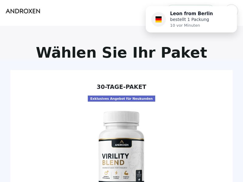 ! NEW OFFER - Androxen Virility Blend V3 - DTC [Multi-GEO] (Social,Banner,Native,Push,SEO,Search) - CPA {No BrandBidding}