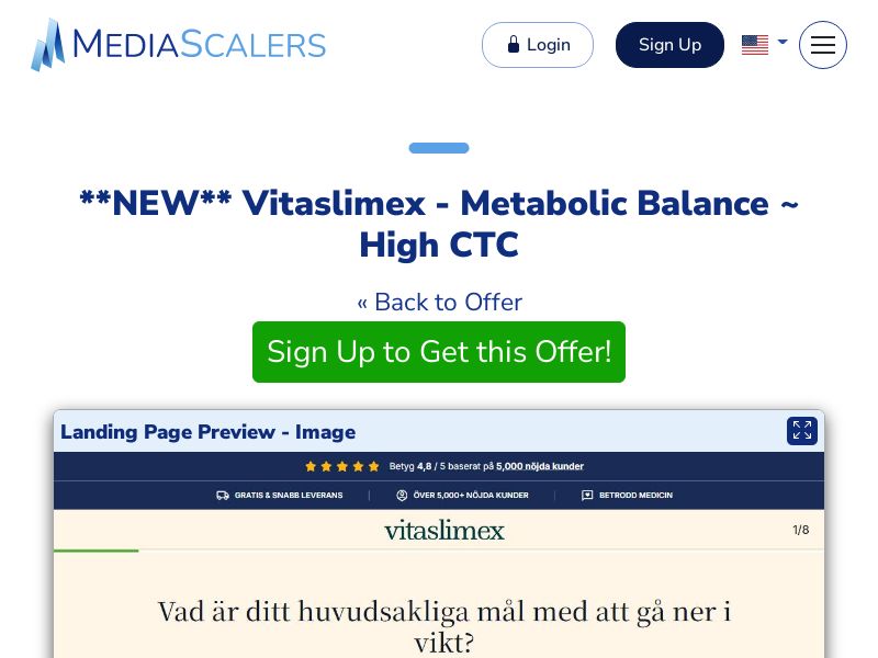 Vitaslimex - Metabolic Balance ~ High CTC {+DTC} [SE]